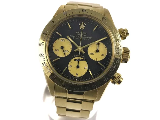 Mind-boggling Fake Rolex Daytona 6265 Caliber 727 Manual Winding Movement 37mm Yellow Gold Case Mens/unisex Watch - Image 9
