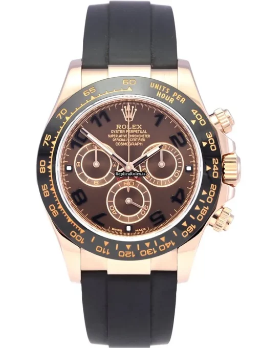 Amazing Replica Rolex Daytona 116515ln Caliber 4130 Automatic Movement 40mm Rose Gold Case Mens/unisex Watch