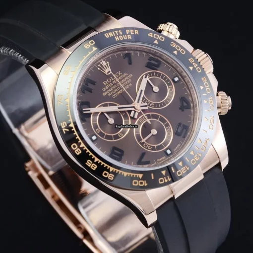Amazing Replica Rolex Daytona 116515ln Caliber 4130 Automatic Movement 40mm Rose Gold Case Mens/unisex Watch - Image 10