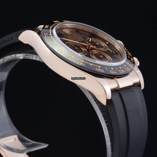 Amazing Replica Rolex Daytona 116515ln Caliber 4130 Automatic Movement 40mm Rose Gold Case Mens/unisex Watch - Image 12