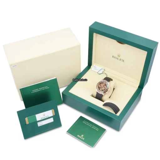 Amazing Replica Rolex Daytona 116515ln Caliber 4130 Automatic Movement 40mm Rose Gold Case Mens/unisex Watch - Image 2