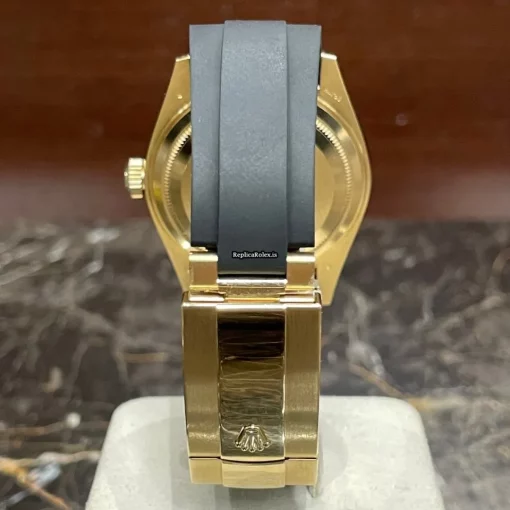 Design Fake Rolex Sky-dweller 326238 Caliber 9001 Automatic Movement 42mm Yellow Gold Case Mens/unisex Watch - Image 4