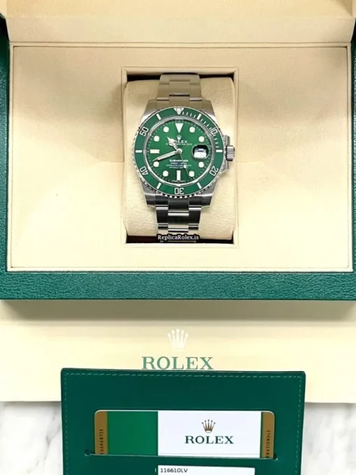 Excellent Fakes Rolex Submariner Date 116610lv Caliber 3135 Automatic Movement 40mm Steel Case Mens/unisex Watch - Image 4