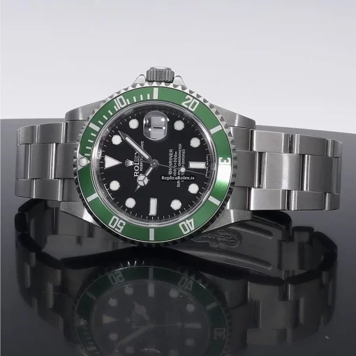 Trustworthy Fake Rolex Submariner Date 16610lv Caliber 3185 Automatic Movement 40mm Steel Case Watch - Image 6