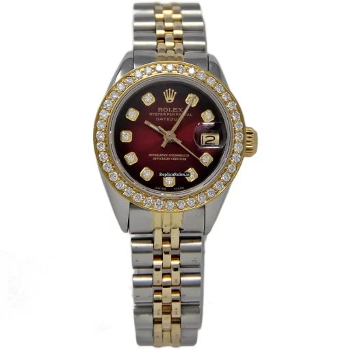Swiss Replica Rolex Lady-datejust 6917 Automatic Movement 26mm Steel Case Womens Watch - Image 2