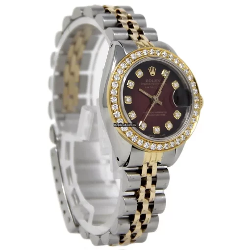 Swiss Replica Rolex Lady-datejust 6917 Automatic Movement 26mm Steel Case Womens Watch - Image 5