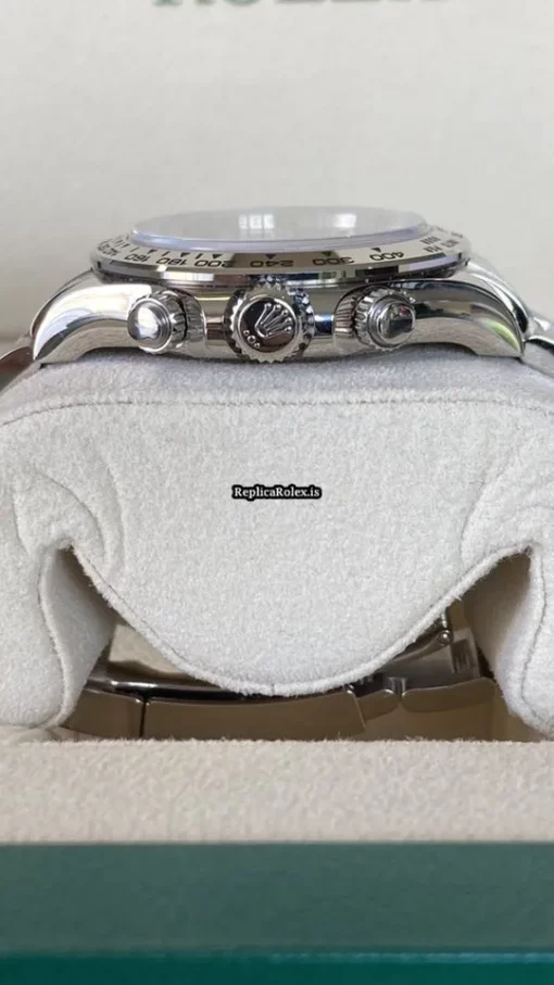 Mind-boggling Replicas Rolex Daytona 116509 Caliber 4130 Automatic Movement 40mm White Gold Case Mens/unisex Watch - Image 2