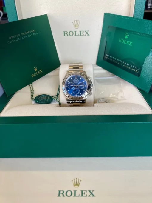 Mind-boggling Replicas Rolex Daytona 116509 Caliber 4130 Automatic Movement 40mm White Gold Case Mens/unisex Watch - Image 7
