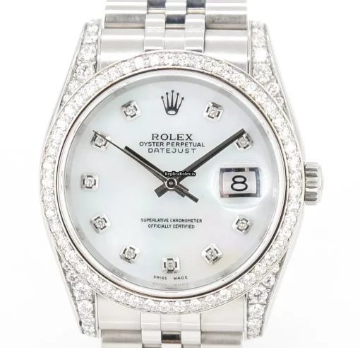 Pleasing Replica Rolex Datejust 116200 Caliber 3135 Automatic Movement 36mm Steel Case Mens/unisex Watch