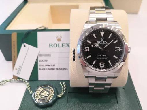 Perfect Fake Rolex Explorer 214270 Caliber 3132 Automatic Movement 39mm Steel Case Mens/unisex Watch - Image 7