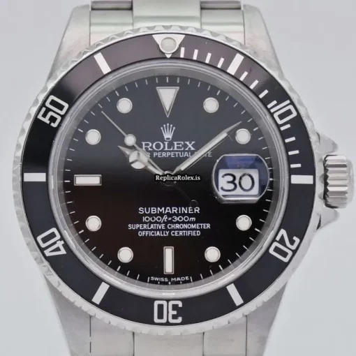 Lovely Replica Rolex Submariner Date 16610 Automatic Movement 40mm Steel Case Mens/unisex Watch - Image 3