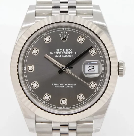 Terrific Fake Rolex Datejust 126334 Caliber 3235 Automatic Movement 41mm White Gold Case Mens/unisex Watch