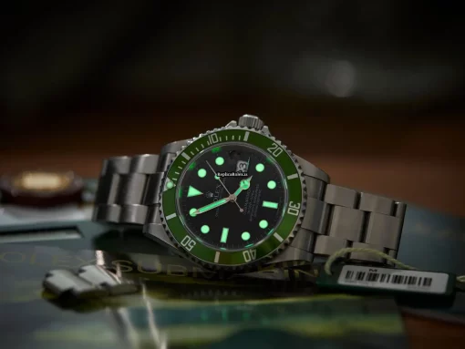 Durable Knockoff Rolex Submariner Date 16610lv Caliber 3135 Automatic Movement 40mm Steel Case Mens/unisex Watch - Image 7