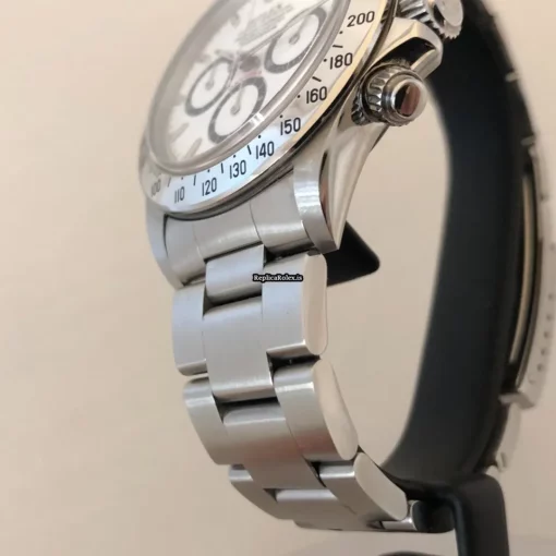 Pleasing Replica Rolex Daytona 16520 Zenith El Primero Caliber 4030 Automatic Movement 40mm Steel Case Mens/unisex Watch - Image 3