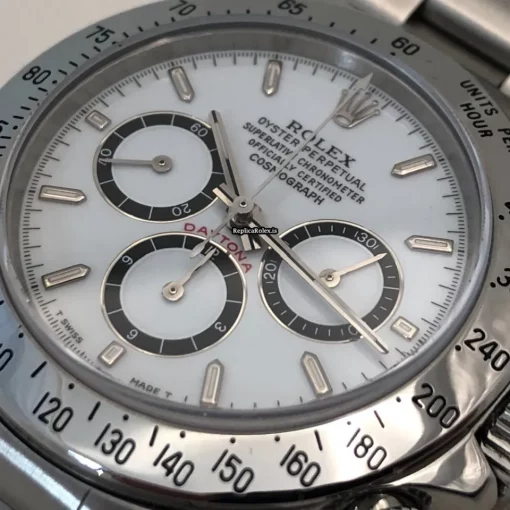 Pleasing Replica Rolex Daytona 16520 Zenith El Primero Caliber 4030 Automatic Movement 40mm Steel Case Mens/unisex Watch - Image 7