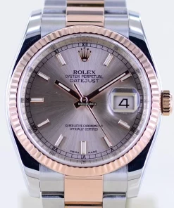 Reliable Replica Rolex Datejust 116201 Caliber 3135 Automatic Movement 36mm Gold/steel Case Mens/unisex Watch