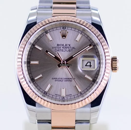 Reliable Replica Rolex Datejust 116201 Caliber 3135 Automatic Movement 36mm Gold/steel Case Mens/unisex Watch
