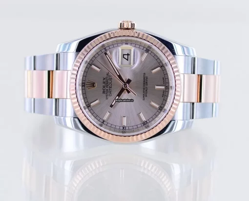 Reliable Replica Rolex Datejust 116201 Caliber 3135 Automatic Movement 36mm Gold/steel Case Mens/unisex Watch - Image 11