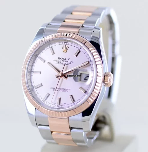 Reliable Replica Rolex Datejust 116201 Caliber 3135 Automatic Movement 36mm Gold/steel Case Mens/unisex Watch - Image 3
