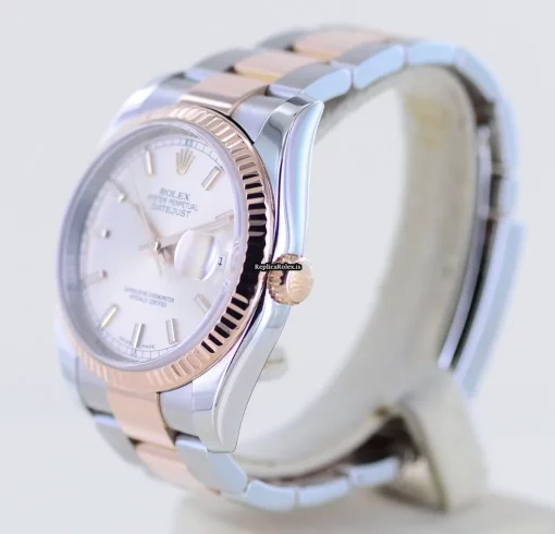 Reliable Replica Rolex Datejust 116201 Caliber 3135 Automatic Movement 36mm Gold/steel Case Mens/unisex Watch - Image 5