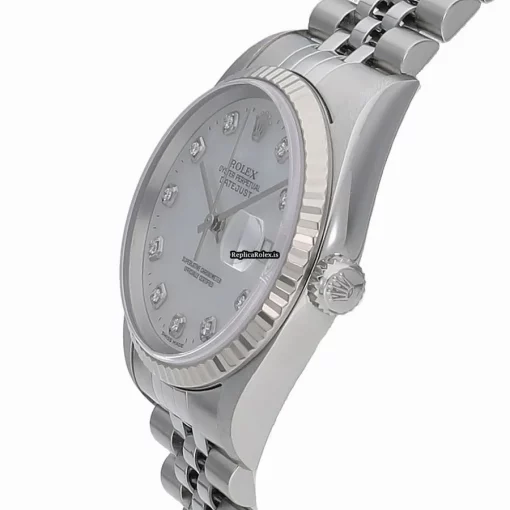 Trustworthy Knockoff Rolex Datejust 16234ng Caliber 3135 Automatic Movement 36mm Gold/steel Case Watch - Image 2