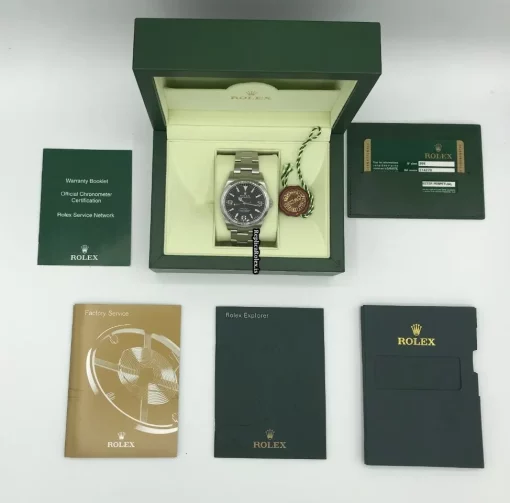 Distinctive Fake Rolex Explorer 214270 Caliber 3132 Automatic Movement 39mm Steel Case Mens/unisex Watch - Image 8