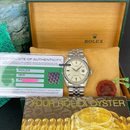 Wonderful Copy Rolex Datejust 1601 Caliber 1560 Automatic Movement 36x44mm Steel Case Mens/unisex Watch - Image 2