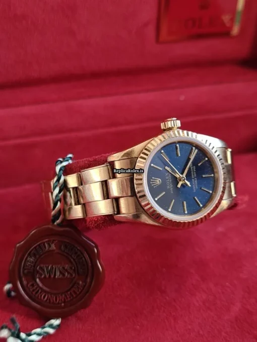 Popular Replica Rolex Oyster Perpetual 76198 Automatic Movement 24mm Womens Watch - Image 3