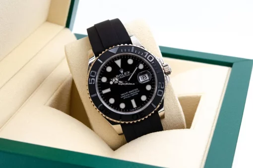Good Replica Rolex Yacht-master 42 226659 Caliber 3235 Automatic Movement 42mm White Gold Case Mens/unisex Watch - Image 6