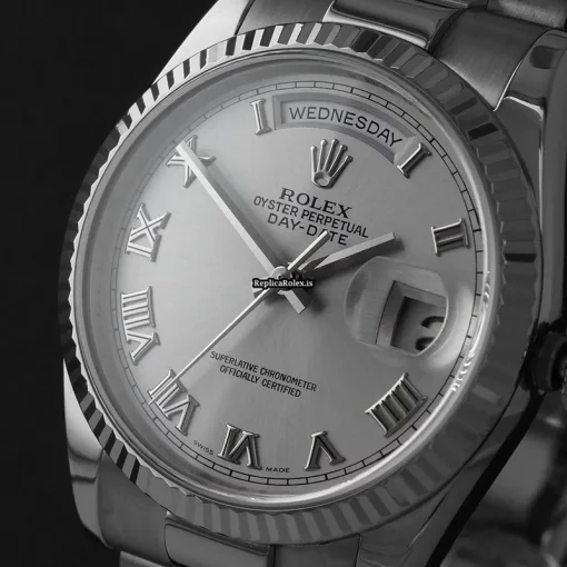 Terrific Replica Rolex Day-date 36 118239 Automatic Movement 36mm White Gold Case Mens/unisex Watch - Image 2