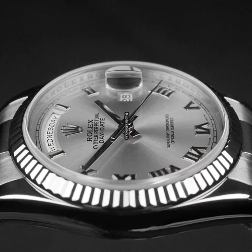 Terrific Replica Rolex Day-date 36 118239 Automatic Movement 36mm White Gold Case Mens/unisex Watch - Image 9