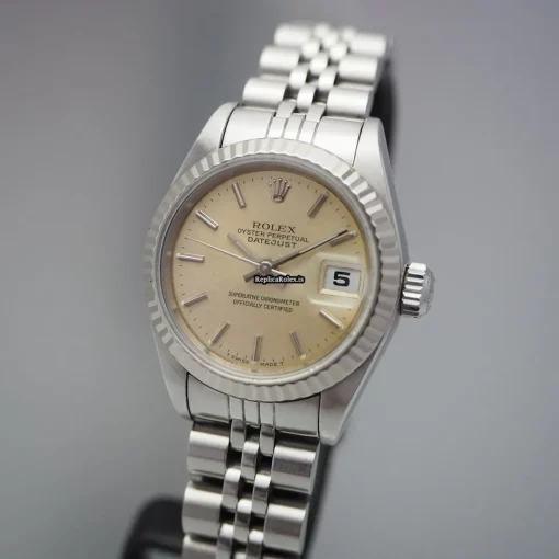 High Quality Fake Rolex Lady-datejust 69174 Caliber 2135 Automatic Movement 26mm Gold/steel Case Watch