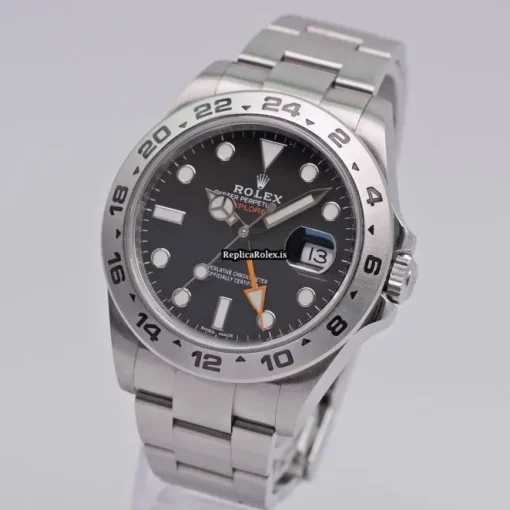 Top Replica Rolex Explorer II 216570 Automatic Movement 42mm Steel Case Mens/unisex Watch - Image 2