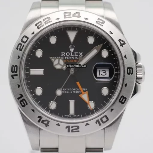 Top Replica Rolex Explorer II 216570 Automatic Movement 42mm Steel Case Mens/unisex Watch - Image 3