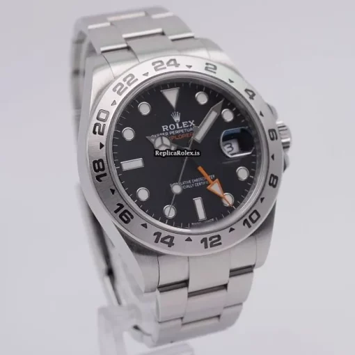 Top Replica Rolex Explorer II 216570 Automatic Movement 42mm Steel Case Mens/unisex Watch - Image 4