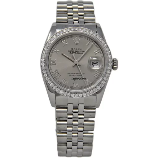 Best Fake Rolex Datejust 16030 Automatic Movement 36mm Steel Case Mens/unisex Watch - Image 3