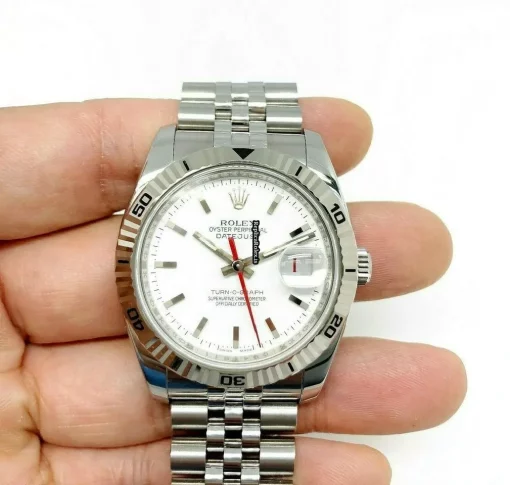 Wonderful Replicas Rolex Datejust Turn-o-graph 116264 Caliber 3135 Automatic Movement 36mm Steel Case Mens/unisex Watch - Image 7