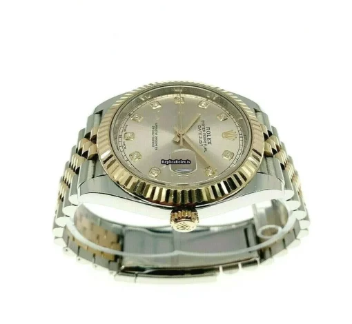 Beautiful Replica Rolex Datejust II 126331 Caliber 3235 Automatic Movement 41mm Gold/steel Case Mens/unisex Watch - Image 11