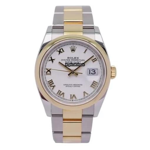 Top Fakes Rolex Datejust 126203 Automatic Movement 36mm Gold/steel Case Mens/unisex Watch