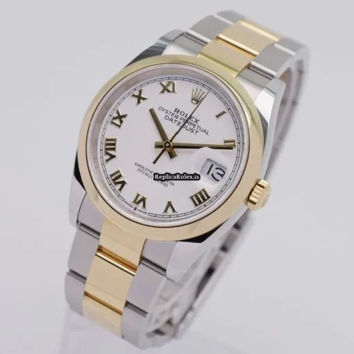 Top Fakes Rolex Datejust 126203 Automatic Movement 36mm Gold/steel Case Mens/unisex Watch - Image 2