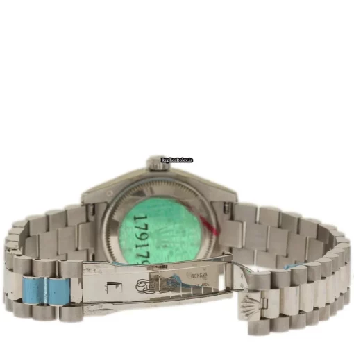 Excellent Replica Rolex Lady-datejust 179179 Caliber 2235 Automatic Movement 26mm White Gold Case Womens Watch - Image 4