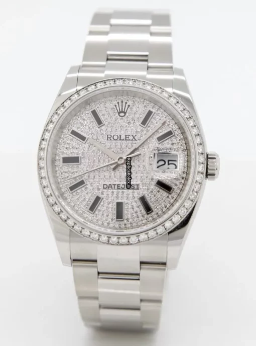 Durable Fake Rolex Datejust 126200 Caliber 3235 Automatic Movement 36mm Steel Case Mens/unisex Watch - Image 3