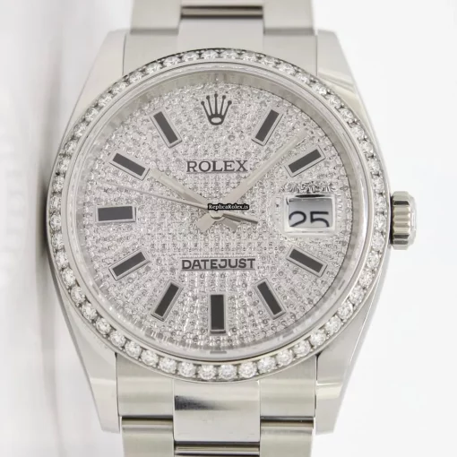 Durable Fake Rolex Datejust 126200 Caliber 3235 Automatic Movement 36mm Steel Case Mens/unisex Watch - Image 5