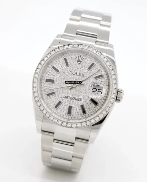 Durable Fake Rolex Datejust 126200 Caliber 3235 Automatic Movement 36mm Steel Case Mens/unisex Watch - Image 6