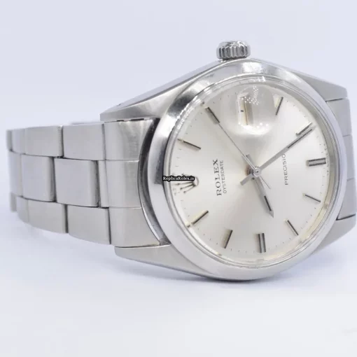 Well Made Copies Rolex Oyster Precision 6694 Caliber 1225 Manual Winding Movement 34x40mm Steel Case Mens/unisex Watch - Image 3