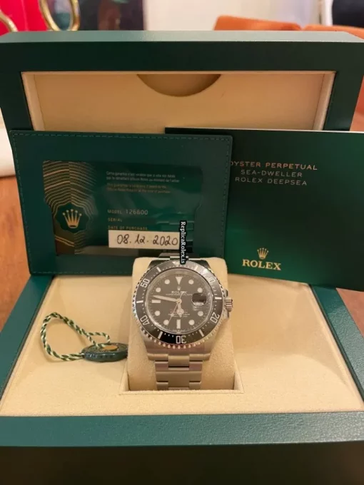 Cheap Replica Rolex Sea-dweller 126600 Caliber 3235 Automatic Movement 43mm Steel Case Mens/unisex Watch - Image 5