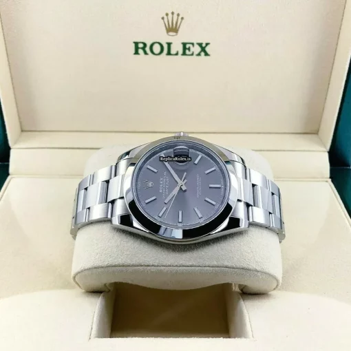 Stylish Fake Rolex Datejust 126300 Caliber 3235 Automatic Movement 41x48mm Steel Case Mens/unisex Watch - Image 5