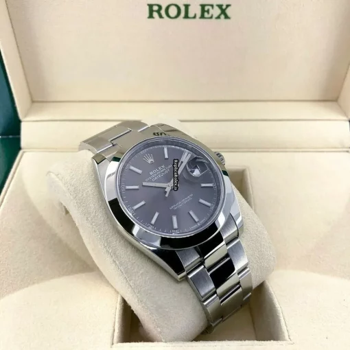 Stylish Fake Rolex Datejust 126300 Caliber 3235 Automatic Movement 41x48mm Steel Case Mens/unisex Watch - Image 6