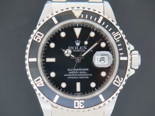 Well Made Replica Rolex Submariner Date 16610 Automatic Movement 40mm Steel Case Mens/unisex Watch - Image 2