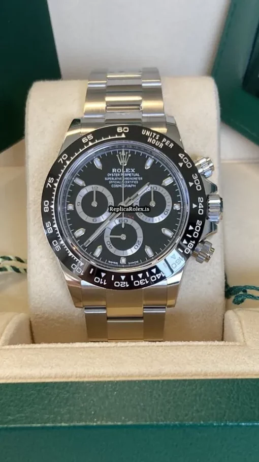 Fabulous Fake Rolex Daytona 116500ln Caliber 4130 Automatic Movement 40mm Steel Case Mens/unisex Watch - Image 7